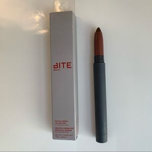 BITE beauty lip crayon matte creme Cognac red